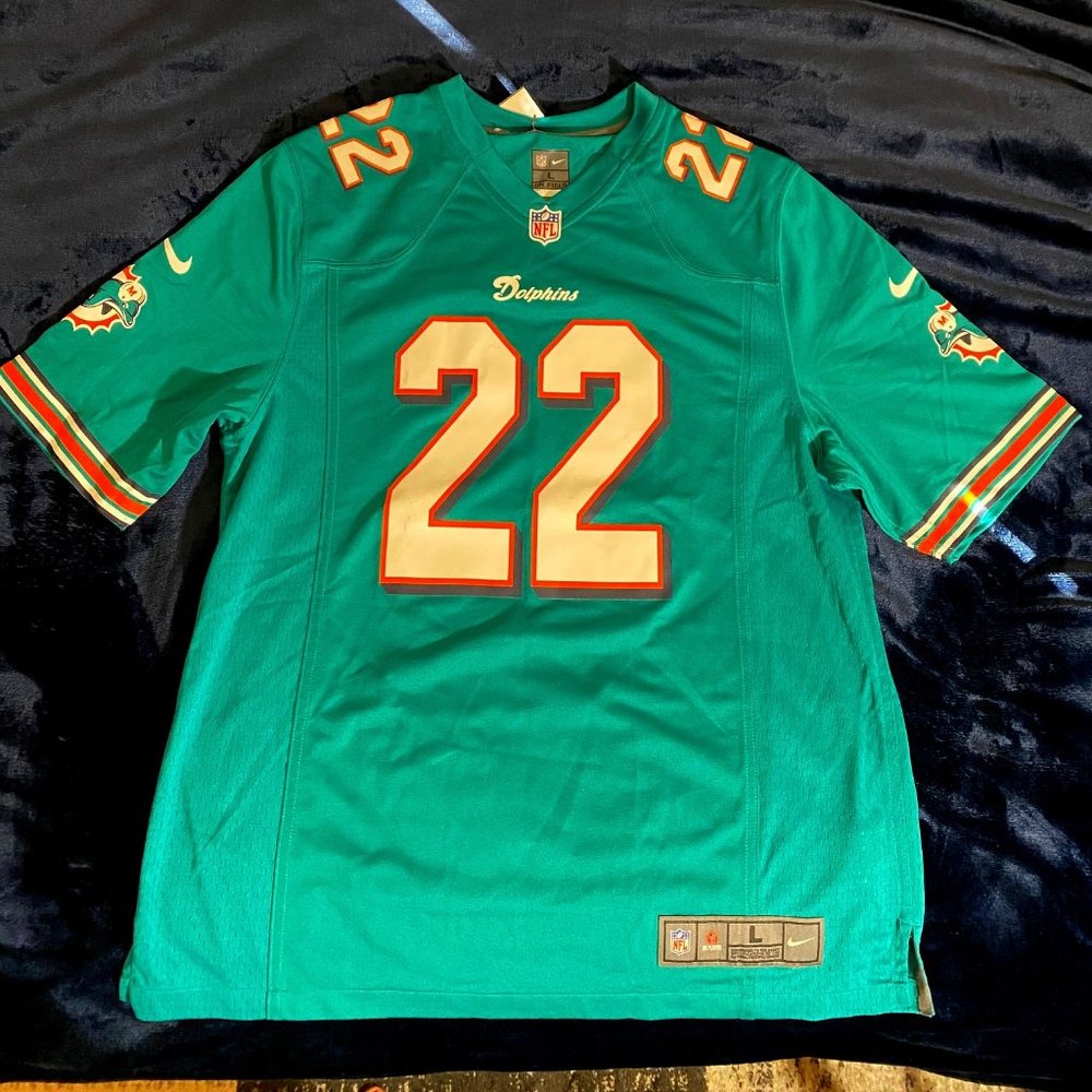 Nike Miami Dolphins Reggie Bush Game Jersey - Aqua
